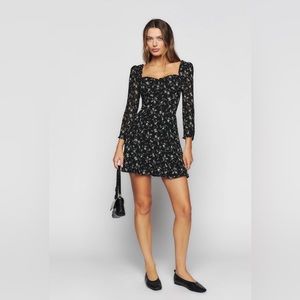 Worn once, like new! Reformation Remi dress, color “Lucien”, size 2